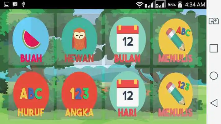 Play Marbel Mengenal Huruf  Angka