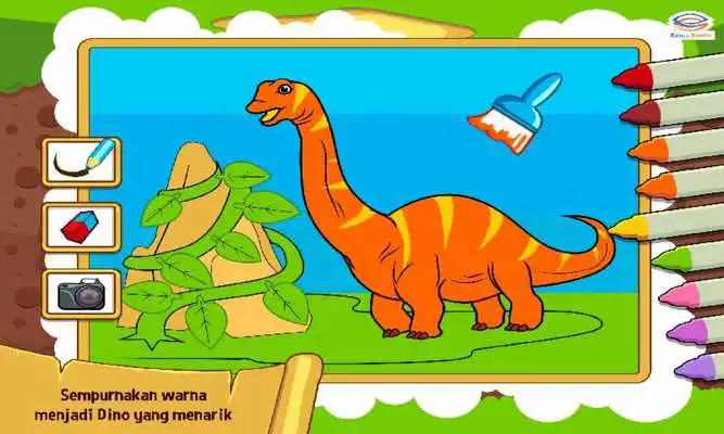 Play Marbel Mewarnai: Dinosaurus