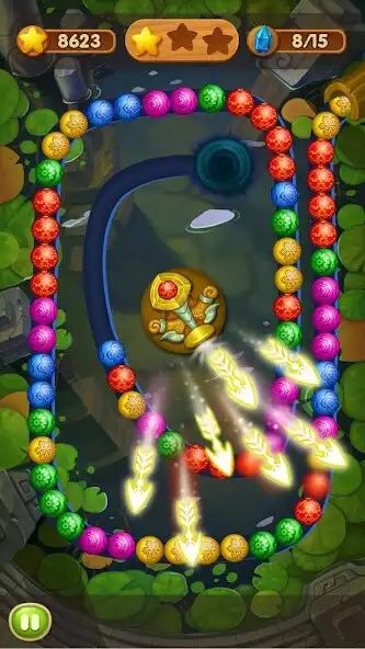 Play Marble Puzzle: Marble Shooting as an online game Marble Puzzle: Marble Shooting with UptoPlay