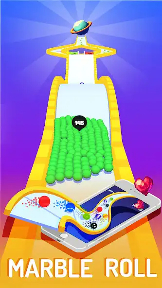 Play Marble Roll as an online game Marble Roll with UptoPlay