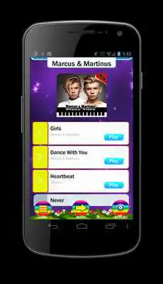 Play Marcus  Martinus Piano Game Tile