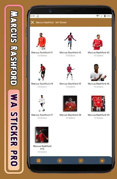 Play Marcus Rashford - WA Sticker  and enjoy Marcus Rashford - WA Sticker with UptoPlay