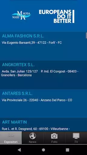 Play MarediModa-textile trade show