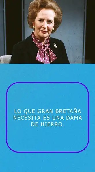 Play Margaret Thatcher frases  and enjoy Margaret Thatcher frases with UptoPlay