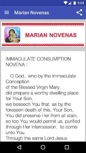 Play Marian Novena Prayers as an online game Marian Novena Prayers with UptoPlay