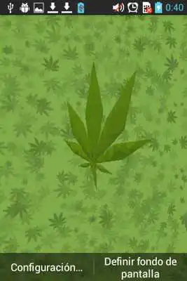 Play Marihuana LowPoly 3D Live Wall