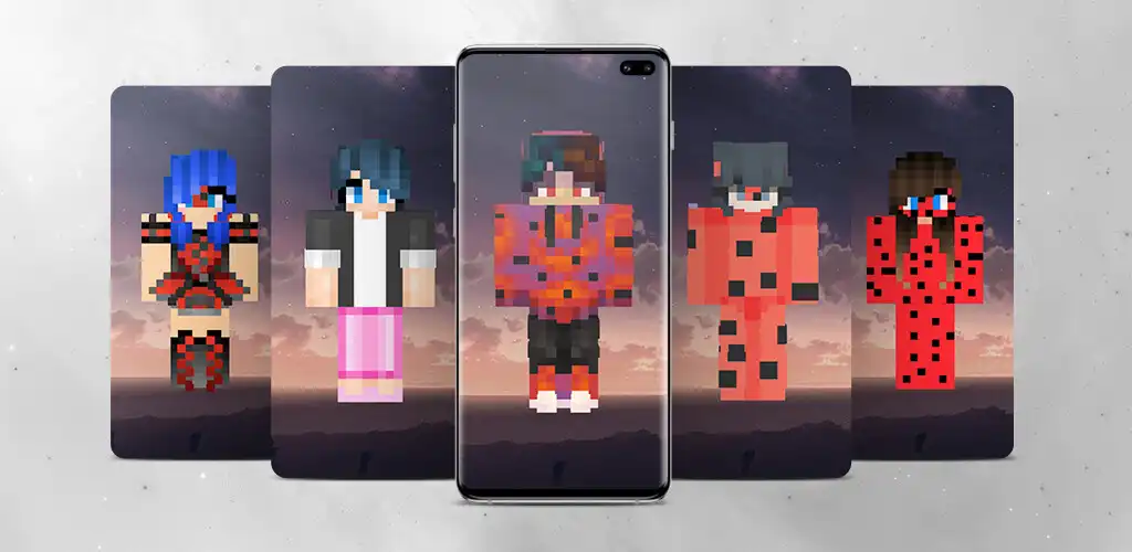 Play Marinette Minecraft Skin  and enjoy Marinette Minecraft Skin with UptoPlay