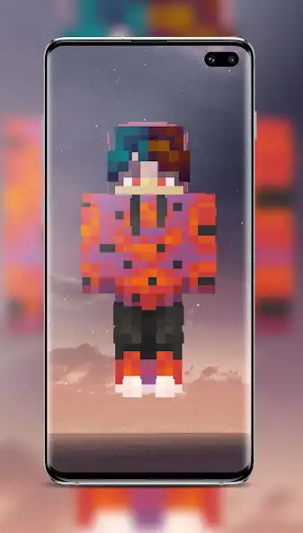Play Marinette Minecraft Skin as an online game Marinette Minecraft Skin with UptoPlay