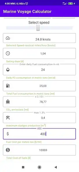 Play Marine Voyage Calculator as an online game Marine Voyage Calculator with UptoPlay