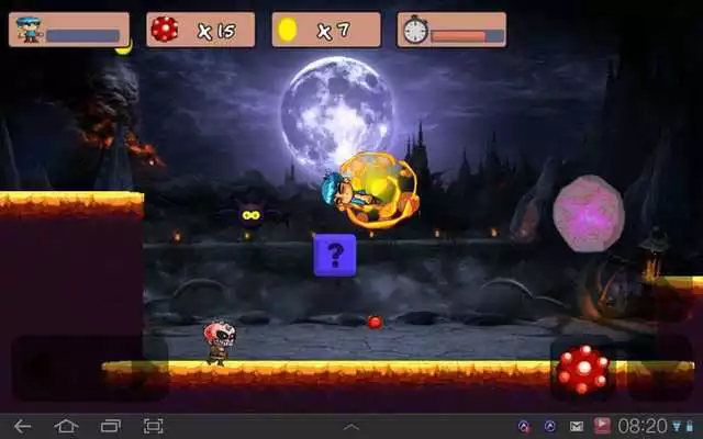 Play Mario adventure in the dark
