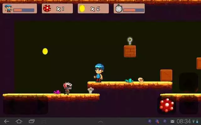 Play Mario adventure in the dark