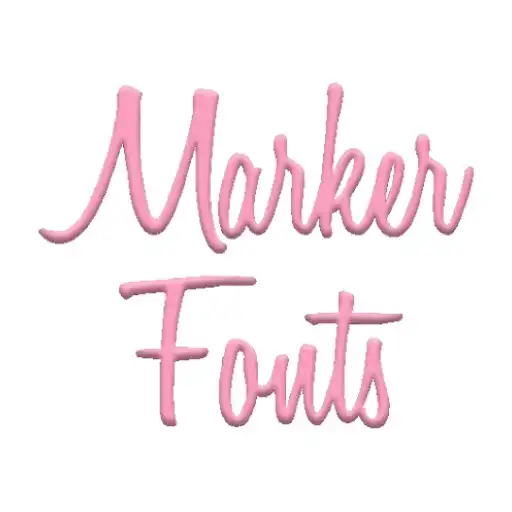Play Marker Fonts for FlipFont APK