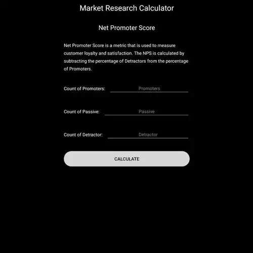 Play Market Research Calculator as an online game Market Research Calculator with UptoPlay