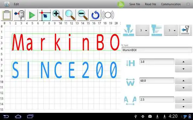Play MarkinBOX sketchbook touch
