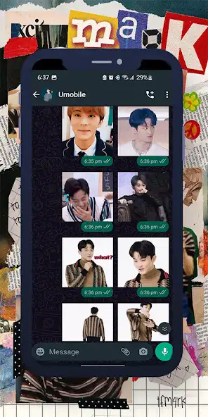 Play Mark Lee Animated WASticker  and enjoy Mark Lee Animated WASticker with UptoPlay