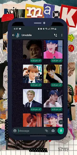 Play Mark Lee Animated WASticker as an online game Mark Lee Animated WASticker with UptoPlay