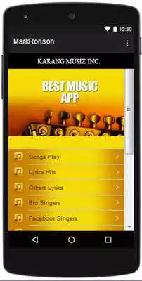 Play Mark Ronson songs  lyrics, hot