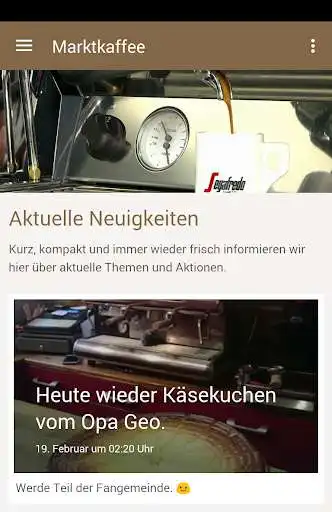 Play Marktkaffee - Die Kaffeebar  and enjoy Marktkaffee - Die Kaffeebar with UptoPlay