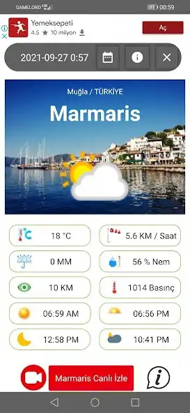 Play Marmaris Weather (Webcam Live)  and enjoy Marmaris Weather (Webcam Live) with UptoPlay