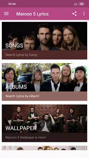 Play Maroon 5 Lyrics