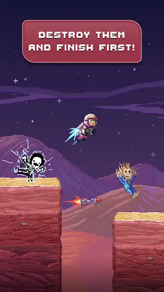 Play Mars Dash: Battle Running Game as an online game Mars Dash: Battle Running Game with UptoPlay