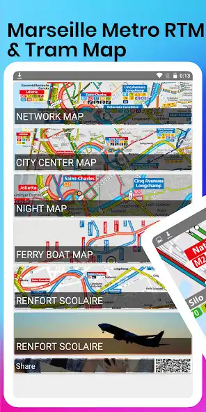 Play Marseille Metro RTM  Tram Map  and enjoy Marseille Metro RTM  Tram Map with UptoPlay