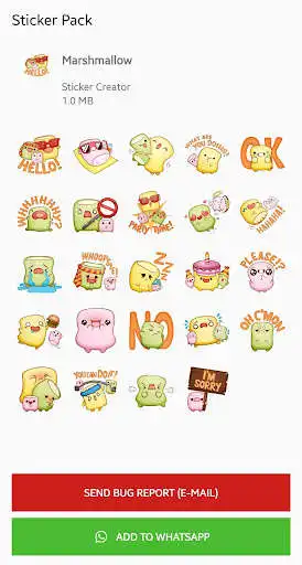 Play Marshmallow Sticker for WhatsApp  and enjoy Marshmallow Sticker for WhatsApp with UptoPlay