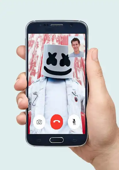 Play Marshmello Dj Call Chat Prank as an online game Marshmello Dj Call Chat Prank with UptoPlay