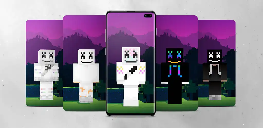 Play Marshmello Skin for Minecraft  and enjoy Marshmello Skin for Minecraft with UptoPlay