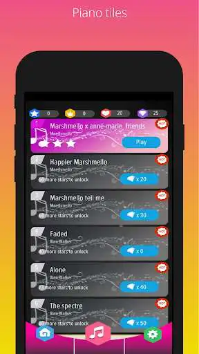 Play Marshmello vs Alan walker - Piano Tiles DJ as an online game Marshmello vs Alan walker - Piano Tiles DJ with UptoPlay