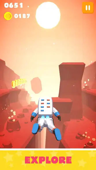 Play Mars: Jetpack Space Odyssey as an online game Mars: Jetpack Space Odyssey with UptoPlay