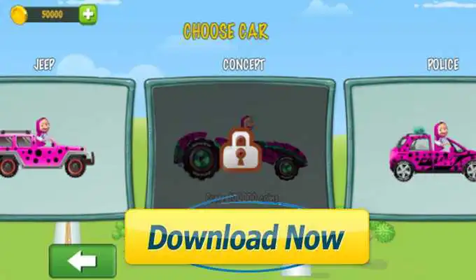 Play Marsya Adventure Happy With Hill Climb