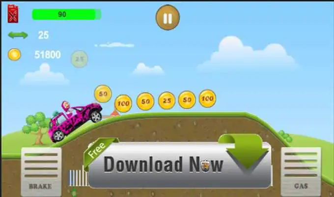 Play Marsya Adventure Happy With Hill Climb