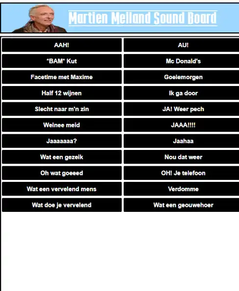 Play Martien Meiland - Soundboard as an online game Martien Meiland - Soundboard with UptoPlay