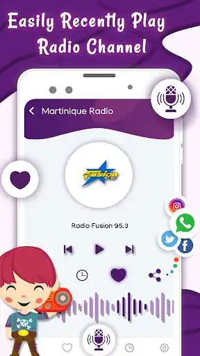 Play Martinique Radio Music Player as an online game Martinique Radio Music Player with UptoPlay