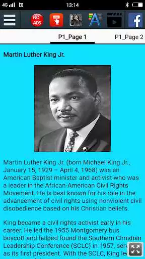 Play Martin Luther King Biography as an online game Martin Luther King Biography with UptoPlay
