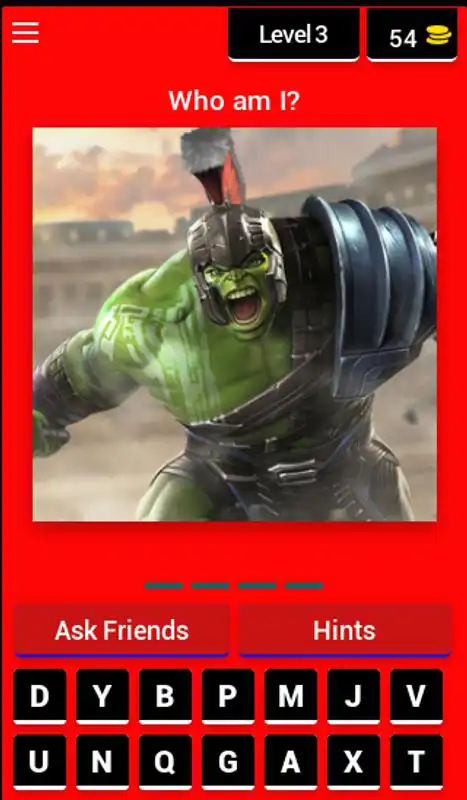 Play Marvel Characters 2018 - Guess