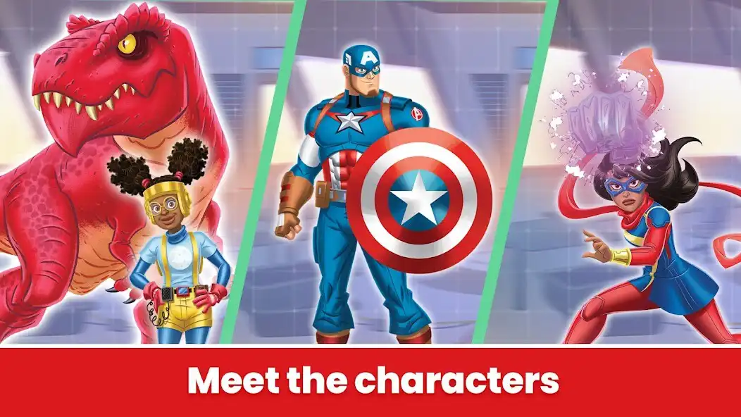 Play Marvel HQ: Kids Super Hero Fun as an online game Marvel HQ: Kids Super Hero Fun with UptoPlay