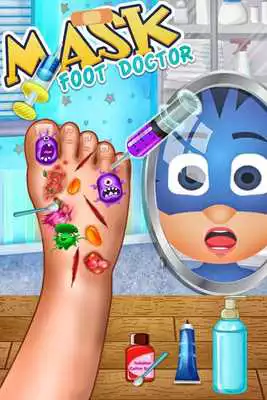 Play Mask Hero Foot Doctor