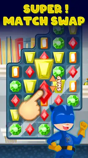 Play Mask Superheroes Match 3 Games  and enjoy Mask Superheroes Match 3 Games with UptoPlay