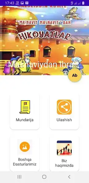 Play Masnaviydan Ibratli Hikoyalar  and enjoy Masnaviydan Ibratli Hikoyalar with UptoPlay