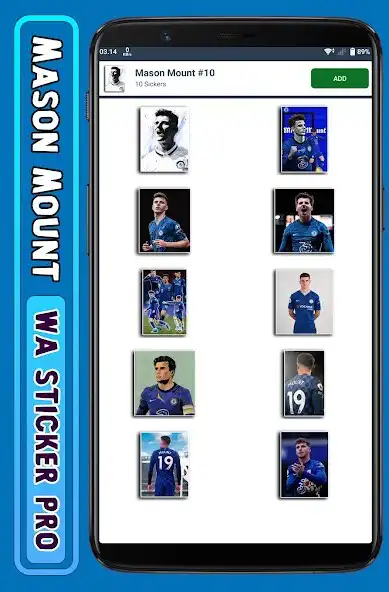 Play Mason Mount - WA Sticker Pro as an online game Mason Mount - WA Sticker Pro with UptoPlay