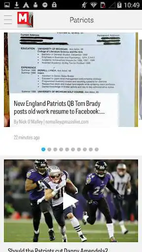 Play MassLive.com: Patriots News  and enjoy MassLive.com: Patriots News with UptoPlay