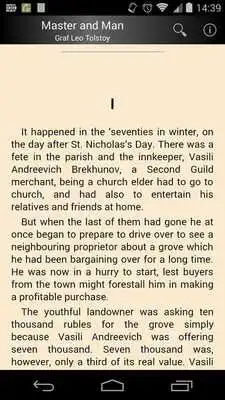 Play Master and Man by Tolstoy