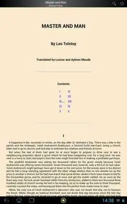 Play Master and Man by Tolstoy