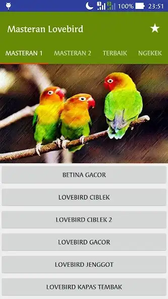 Play Masteran Lovebird Ngekek and enjoy Masteran Lovebird Ngekek with UptoPlay Play Masteran Lovebird Ngekek and enjoy Masteran Lovebird Ngekek with UptoPlay