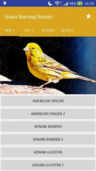 Play Masteran Suara Burung Kenari  and enjoy Masteran Suara Burung Kenari with UptoPlay
