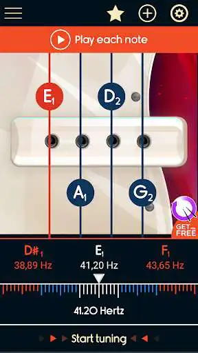 Play Master Bass Guitar Tuner as an online game Master Bass Guitar Tuner with UptoPlay