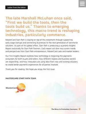 Play MasterCard Start Path Insights