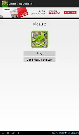 Play Master Kicau Cucak Ijo as an online game Master Kicau Cucak Ijo with UptoPlay